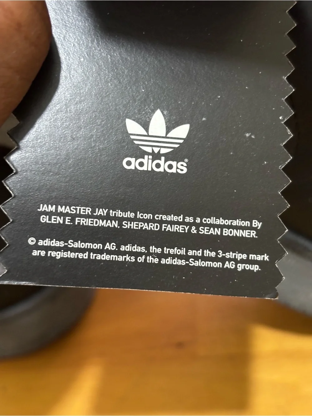 ADIDAS JMJ ULTRASTAR TRIBUTE SNEAKERS WITH PAPER WORK IN THE FRAME TO MATCH MENS